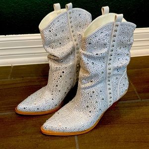 Bling Cowboy Boots Worn Once